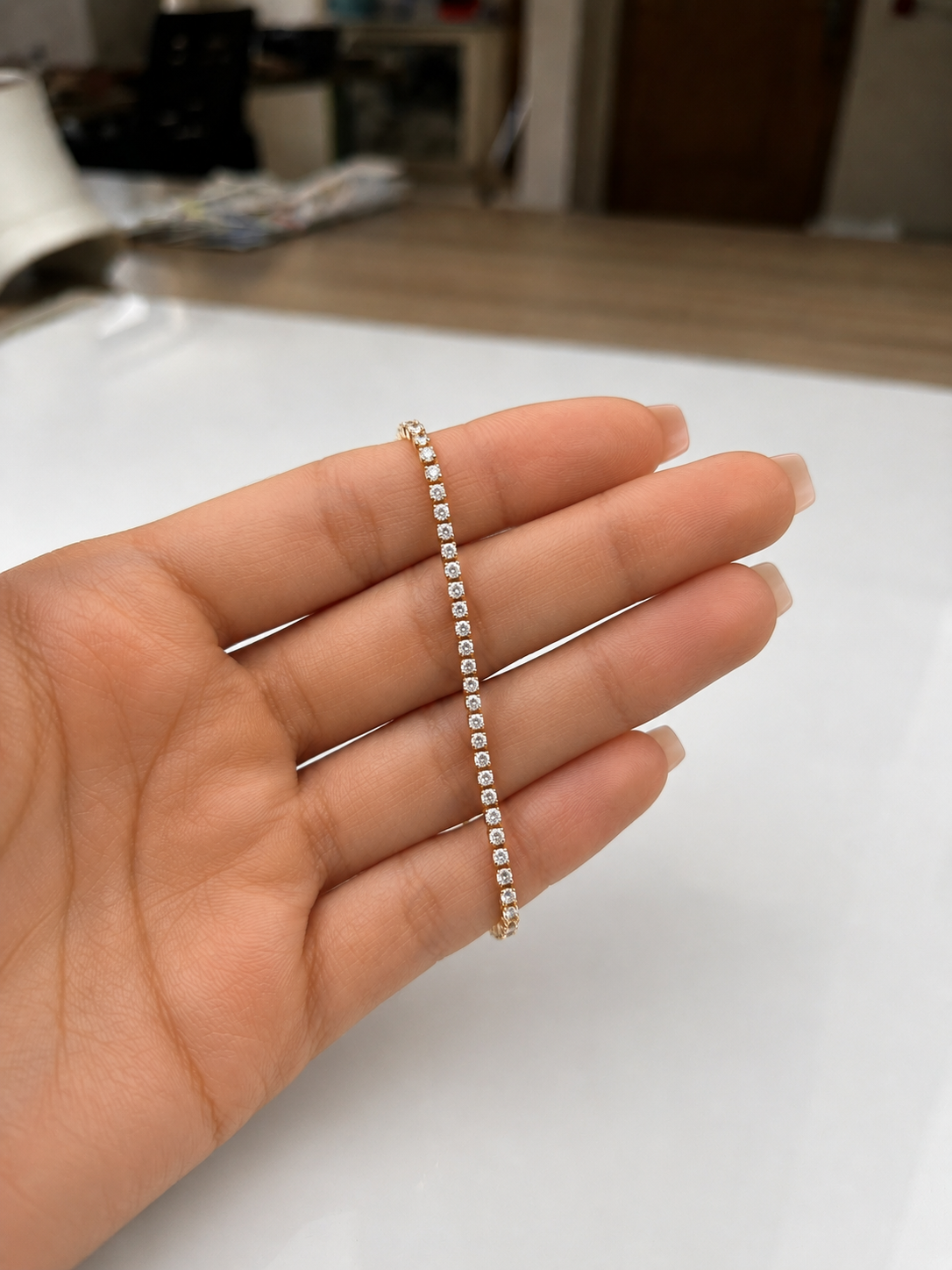 Classic Diamond Bracelet | Elegant Gold Bracelet