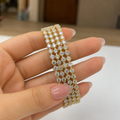Celeste Luxe Multi-Row Zircon Bangle